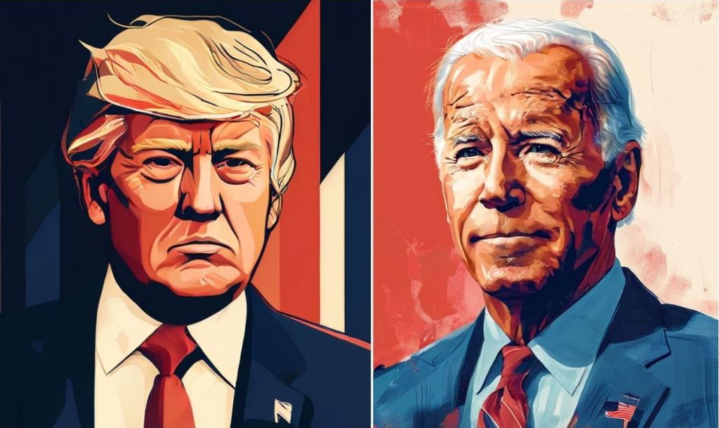 Donald Trump vs Joe Biden crypto