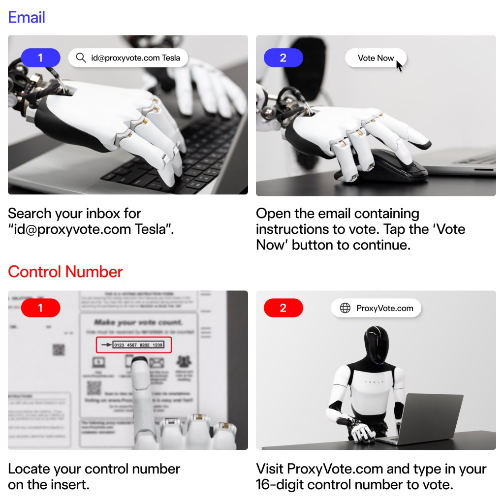 Tesla Optimus shareholder vote